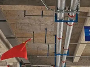 浉河管廊支架的安装方法